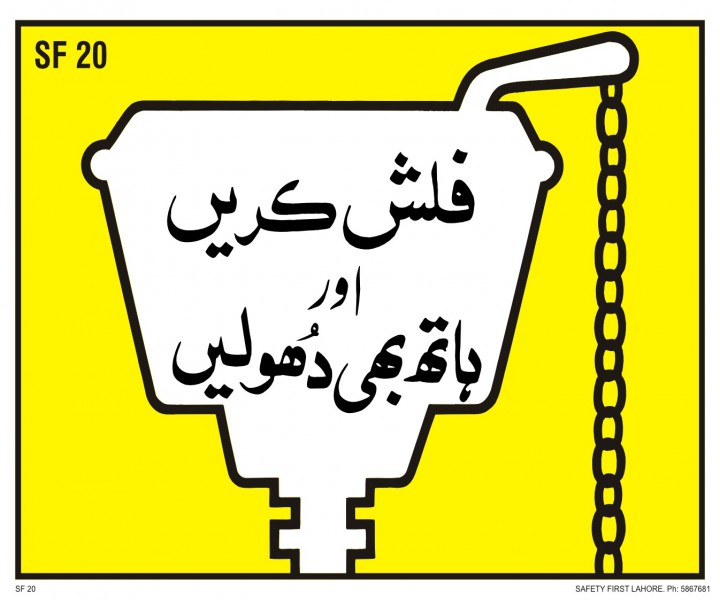فلیش کریں اور ہاتھ بھی دھولیں